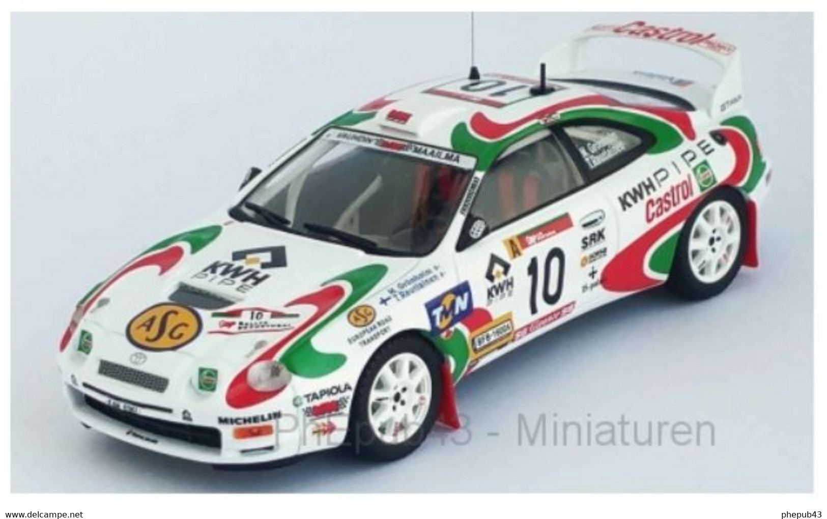 Toyota Celica GT Four (ST205)- Grönholm/Rautiainen - Portugal 1997 #10 - Troféu - Trofeu