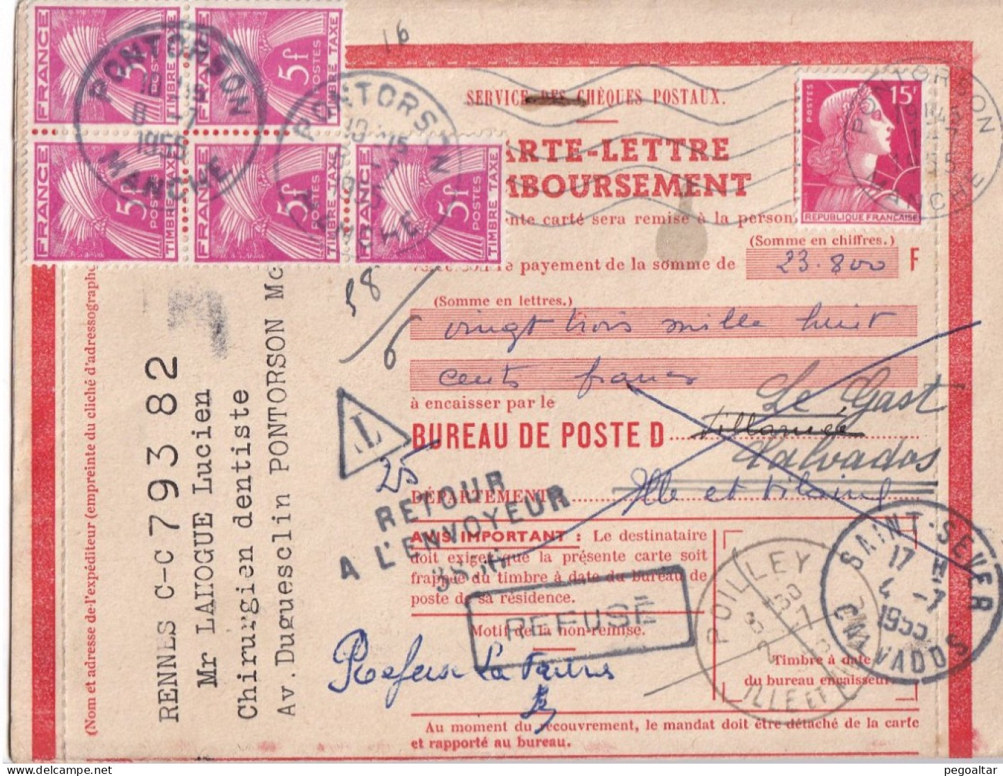 DEPART 2 EURO - 1859-1959 Lettres & Documents