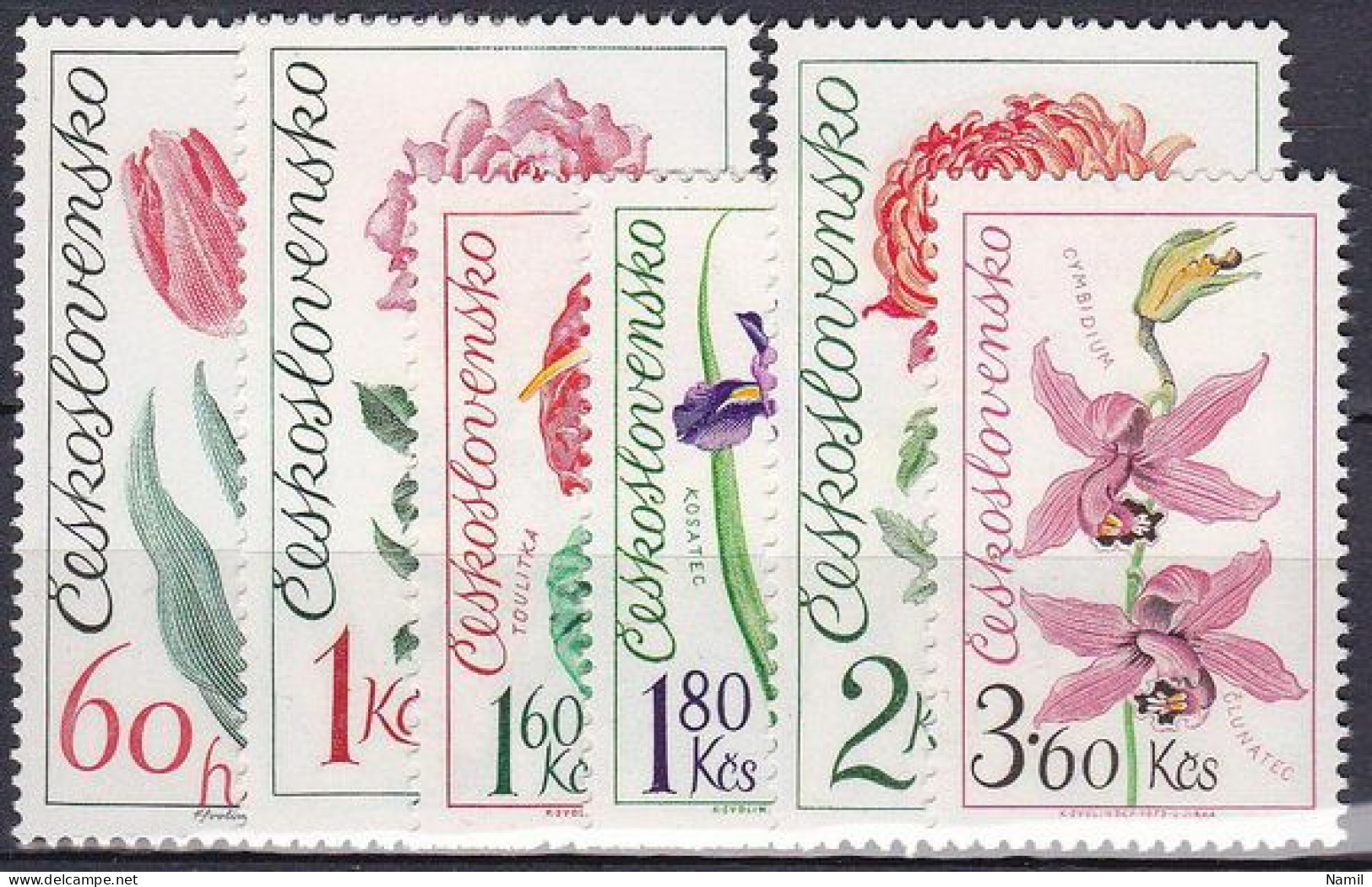** Tchécoslovaquie 1973 Mi 2147-52 (Yv 1993-8), (MNH)** - Unused Stamps
