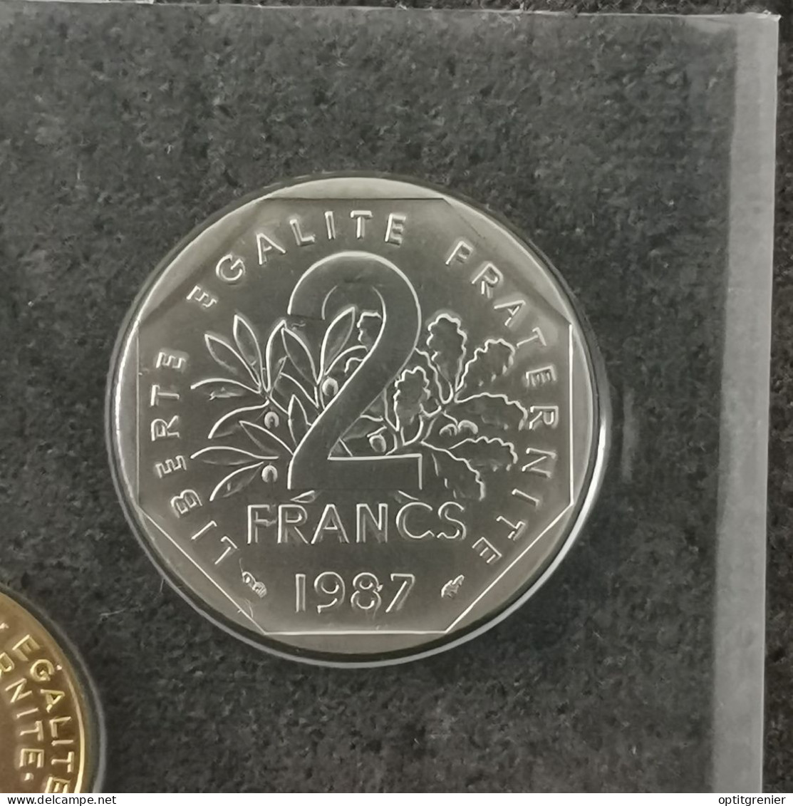 2 FRANCS SEMEUSE 1987 FDC SCELLEE ISSUE DU COFFRET / UNC FRANCE - 2 Francs