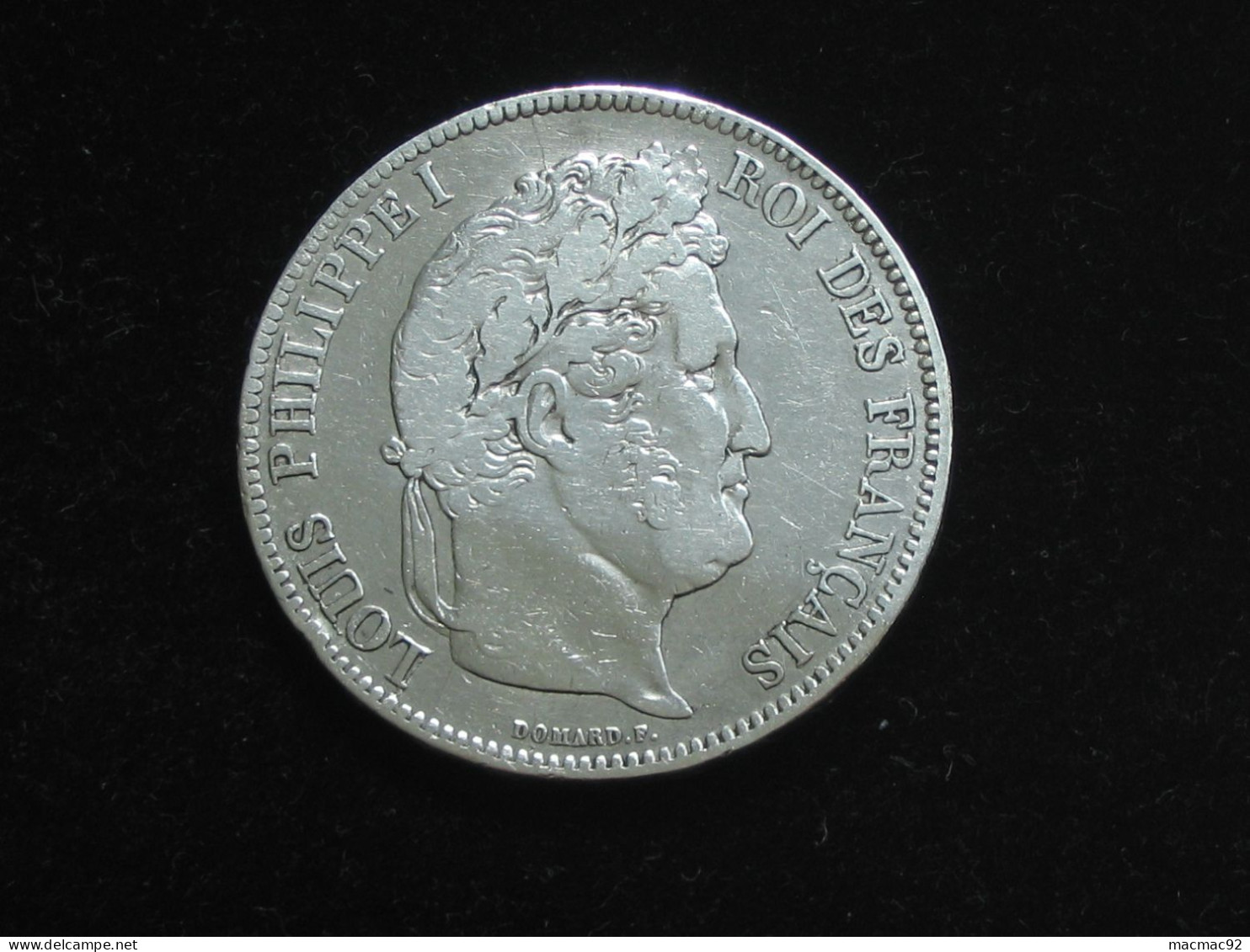 5 Francs LOUIS PHILIPPE I - 1838 MA (Marseille) - ROI DES FRANÇAIS      **** EN ACHAT IMMEDIAT **** - 5 Francs