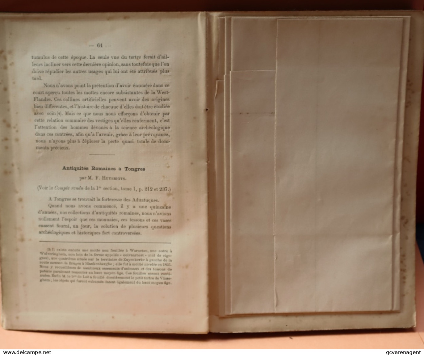 GENT- ANNALES D/L FEDERATION ARCHEOLOGIQUE ET HISTORIQUE DE BELGIQUE - CONGRES DE GAND 2_5 AOUT 1896 ZIE BESCHRIJF - Geschiedenis