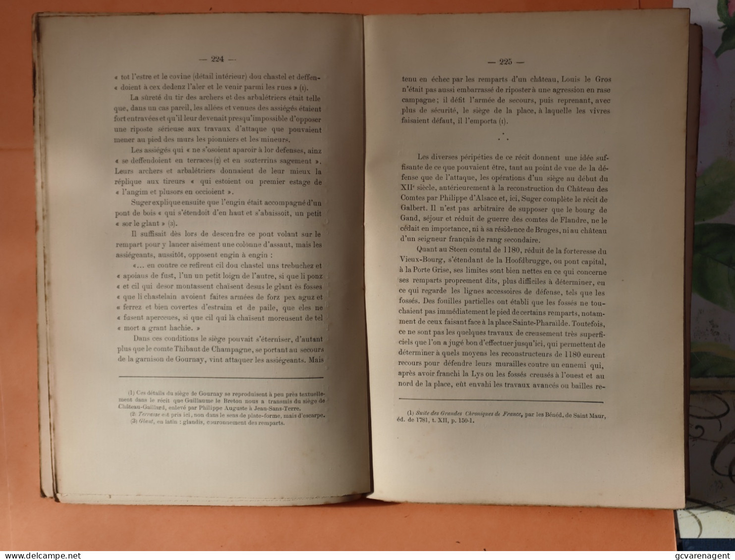 GENT- ANNALES D/L FEDERATION ARCHEOLOGIQUE ET HISTORIQUE DE BELGIQUE - CONGRES DE GAND 2_5 AOUT 1896 ZIE BESCHRIJF - Historia