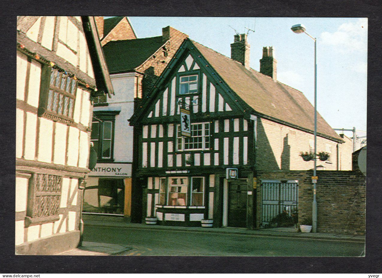 Angleterre - The 17 Th Century Black Lion Pub, Welsh Row, Nantwich, Cheshire - Autres & Non Classés