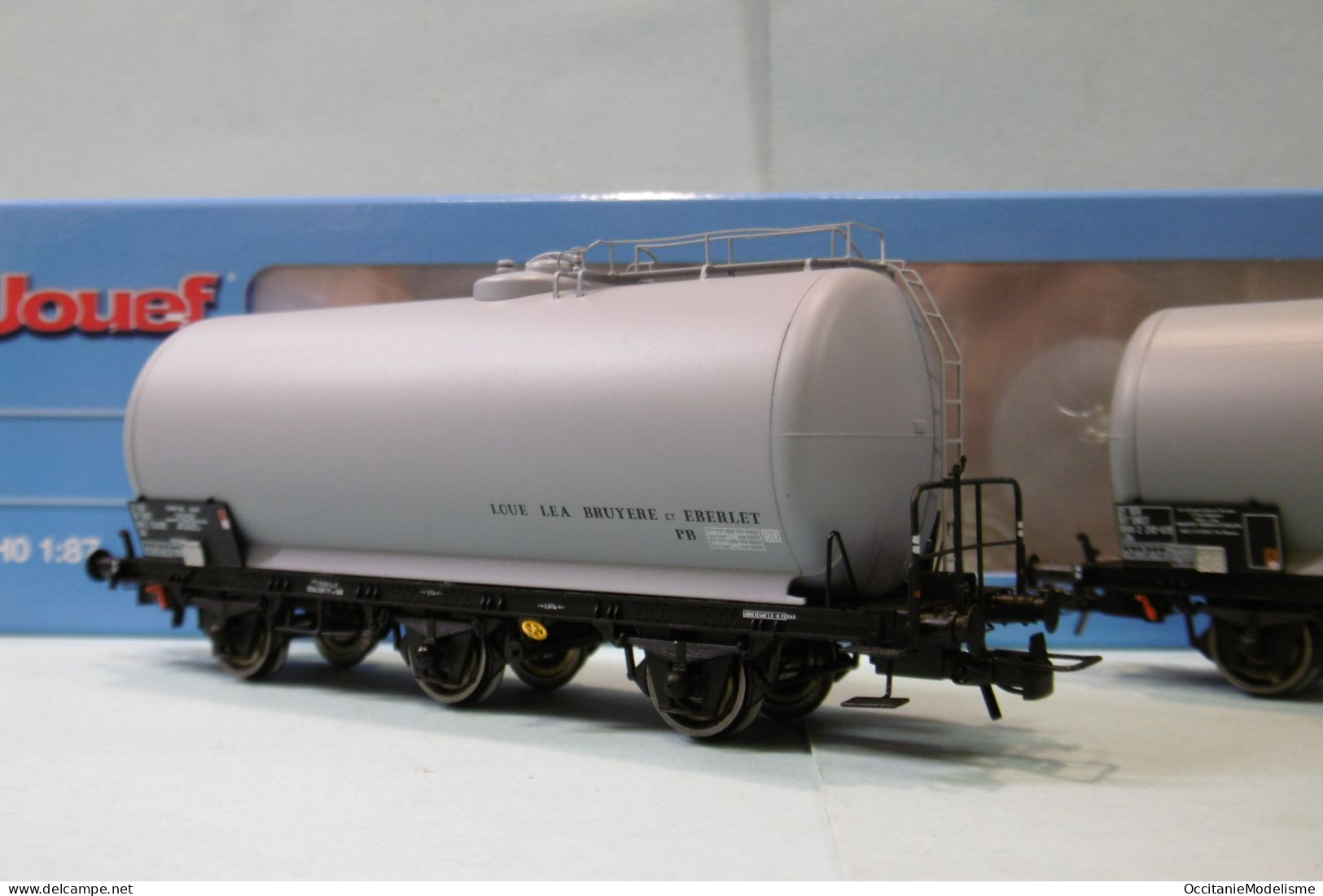 Jouef - 2 WAGONS CITERNE à 3 ESSIEUX Bruyere Eberlet ép. IV Réf. HJ6248 Neuf NBO HO 1/87 - Coches De Mercancía