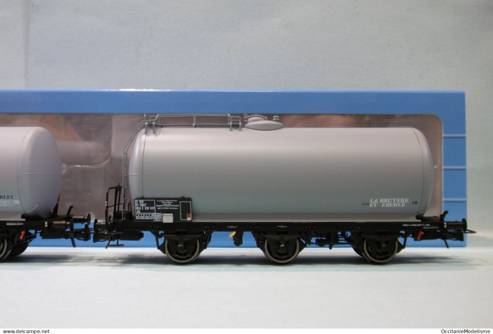 Jouef - 2 WAGONS CITERNE à 3 ESSIEUX Bruyere Eberlet ép. IV Réf. HJ6248 Neuf NBO HO 1/87 - Güterwaggons