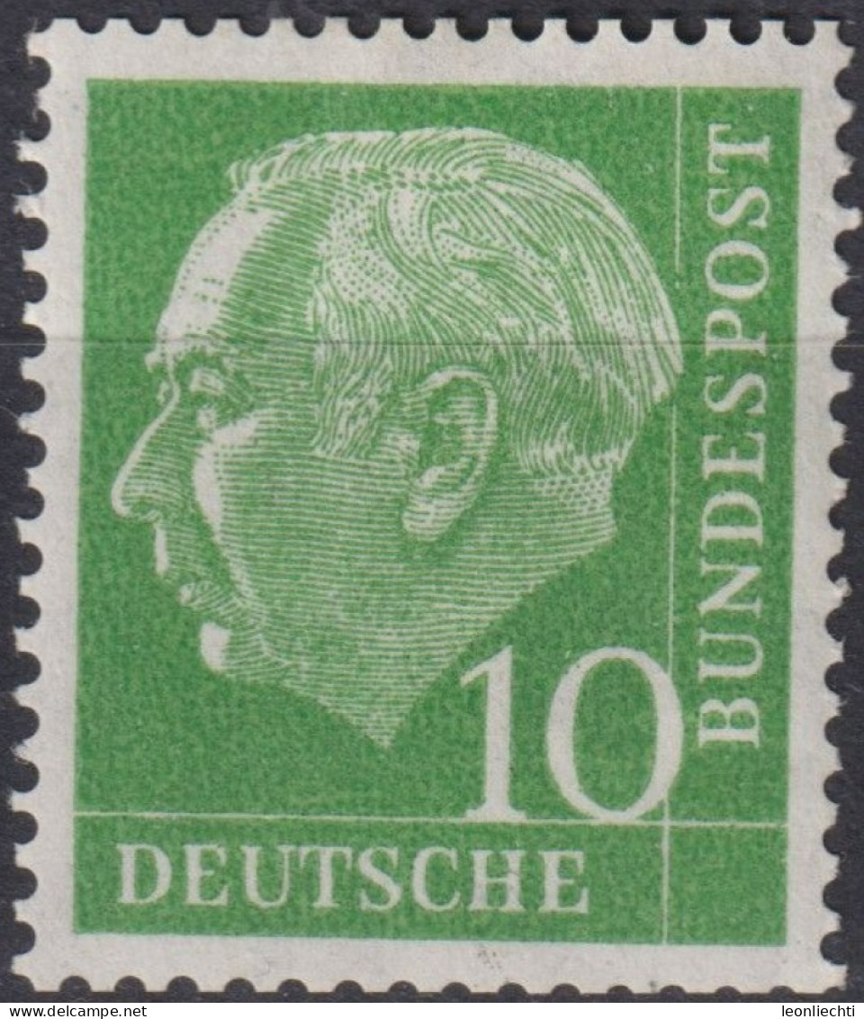 1954 BRD ** Mi:DE 183xWv, Sn:DE 708, Yt:DE 67, Sg:DE 1109, AFA:DE 1146, Un:DE 67, Typ II, Professor Dr. Heuss - Neufs