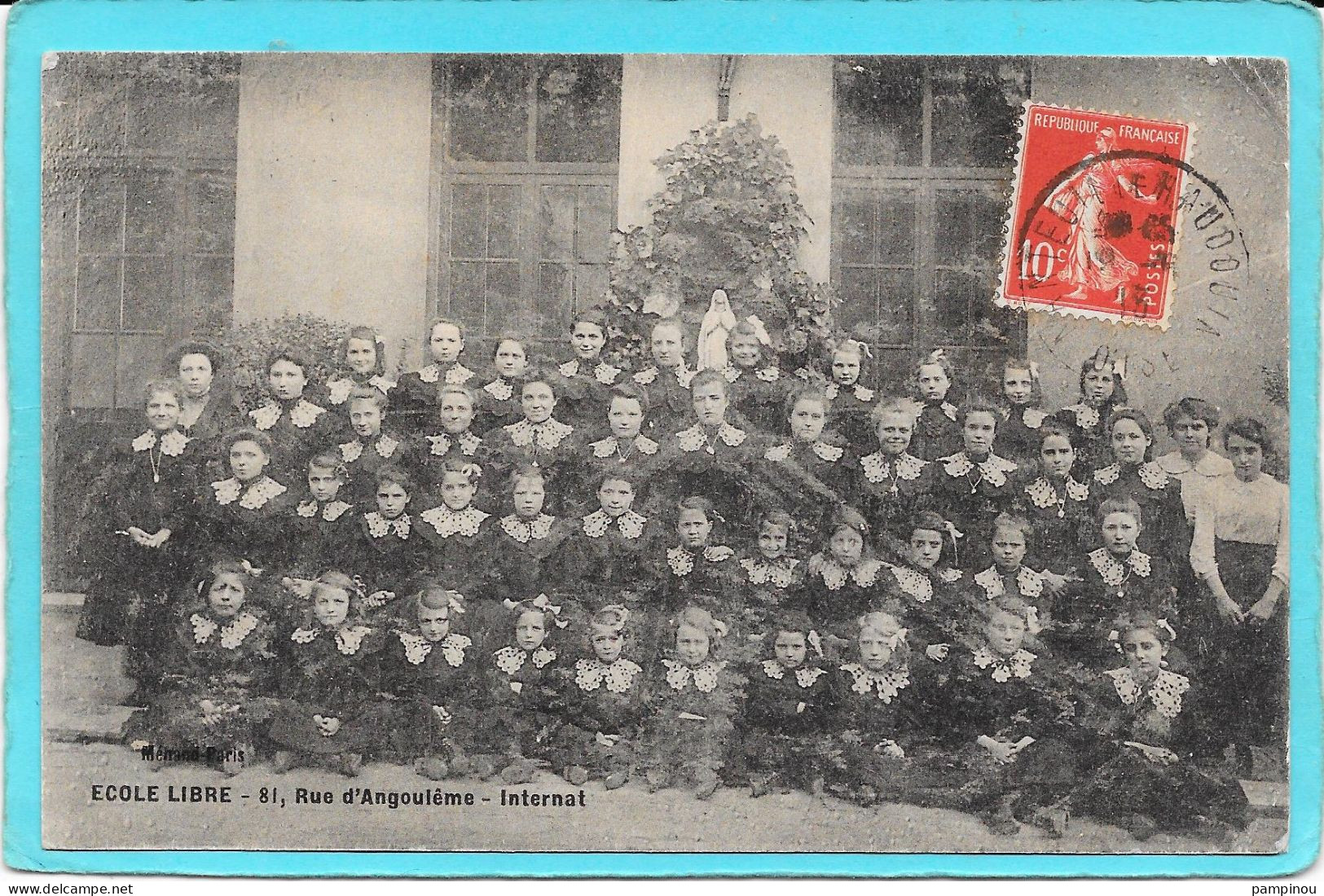 60 - NANTEUIL LE HAUDOUIN - Ecole Libre, Rue D'Angoulème - Groupe Filles - Nanteuil-le-Haudouin