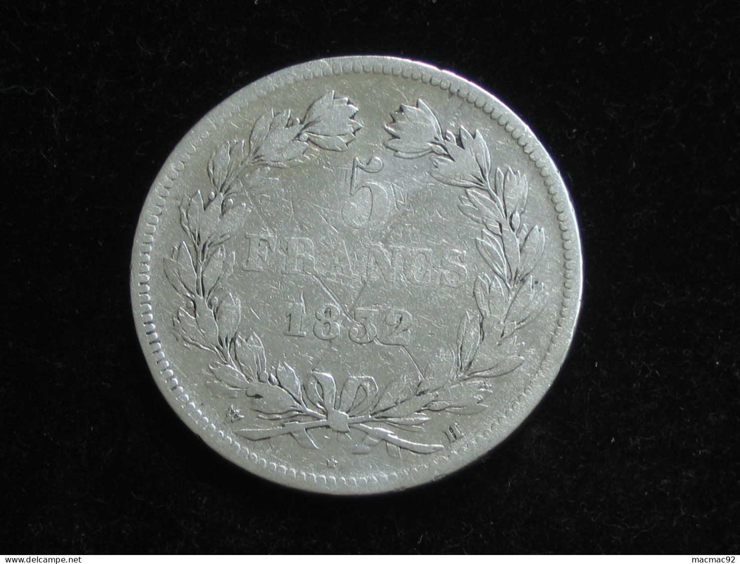 5 Francs LOUIS PHILIPPE I - 1832 H (La Rochelle) - ROI DES FRANÇAIS      **** EN ACHAT IMMEDIAT **** - 5 Francs