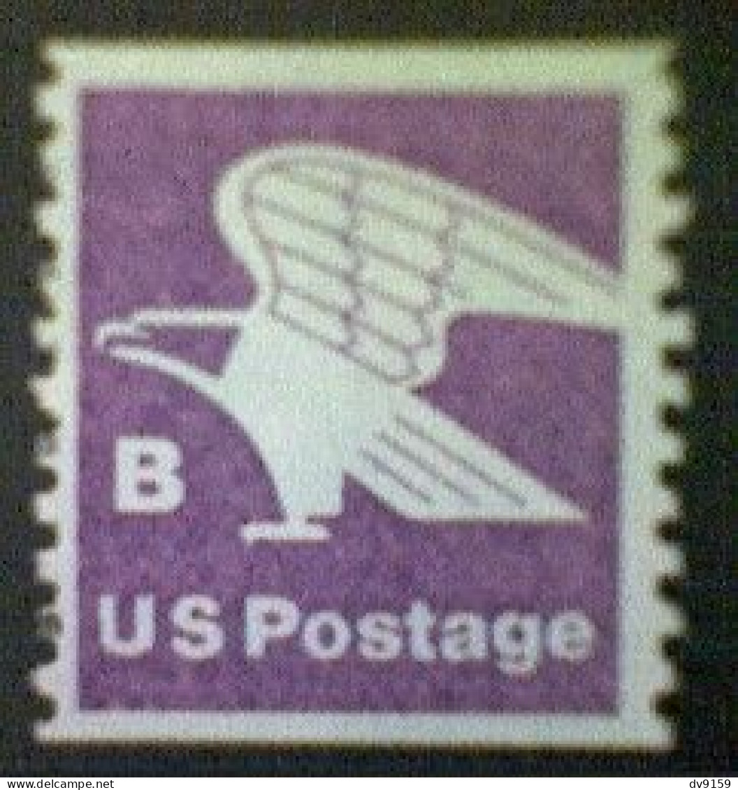 United States, Scott #1820, Used(o), 1981, Rate Change "B" Eagle , (18¢), Violet - Oblitérés