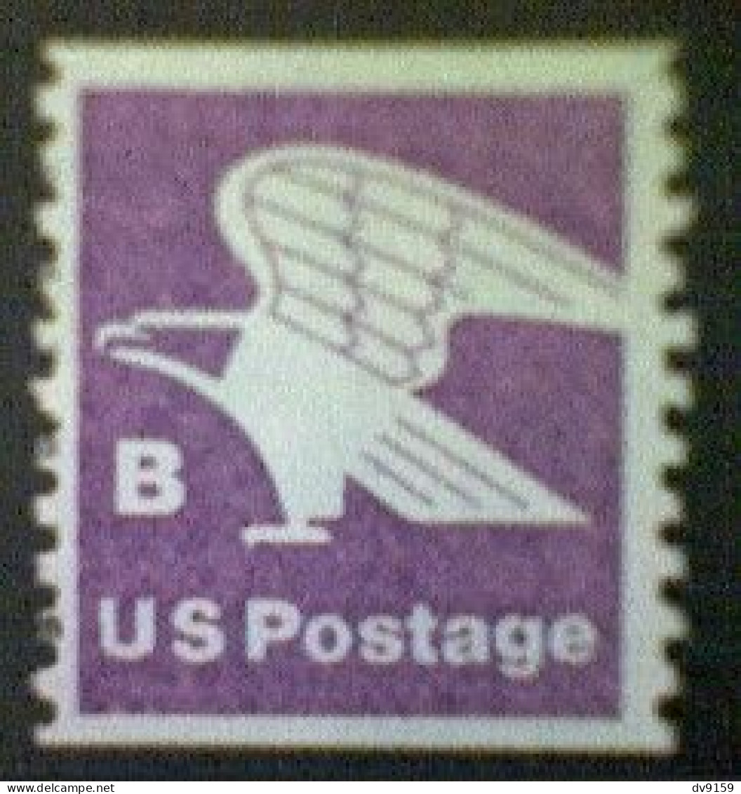 United States, Scott #1820, Used(o), 1981, Rate Change "B" Eagle , (18¢), Violet - Usati