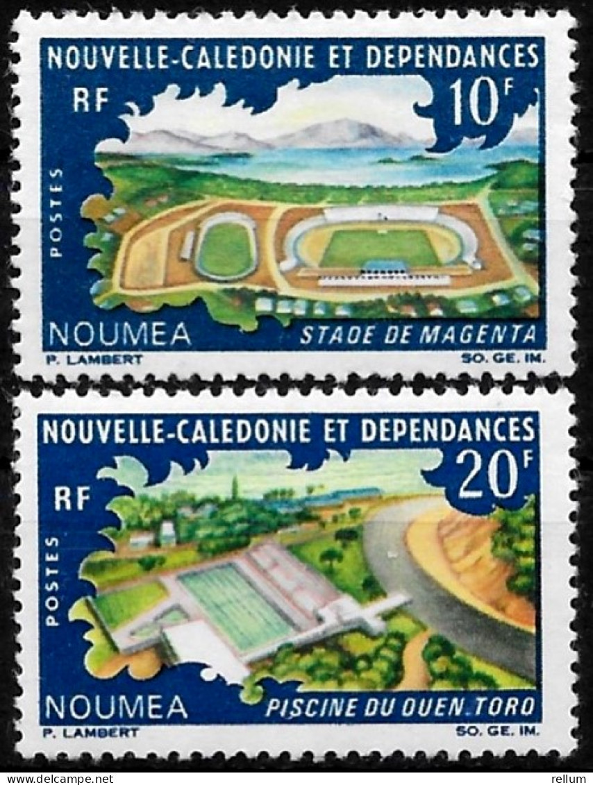 Nouvelle Calédonie 1967 - Yvert N° 337/338 - Michel N° 434/435 ** - Nuevos
