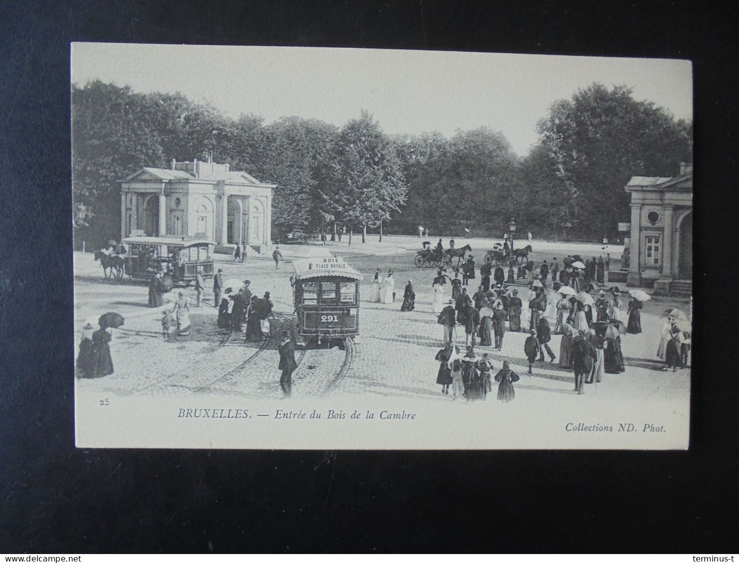 Bruxelles. Entrée Du Bois De La Cambre - Bossen, Parken, Tuinen