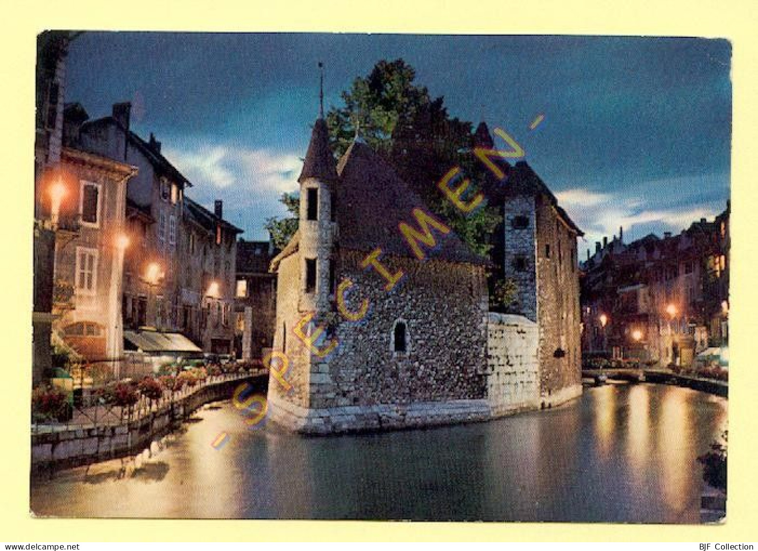 74. ANNECY – Crépuscule Romantique Dans Le Décor Du Palais De L'Isle / CPSM - Annecy-le-Vieux