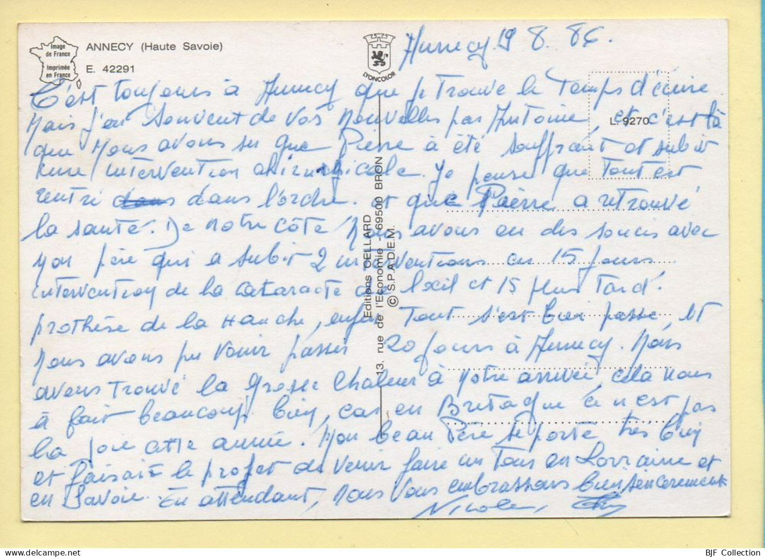 74. ANNECY – 3 Vues / Bateaux (animée) (voir Scan Recto/verso) - Annecy-le-Vieux