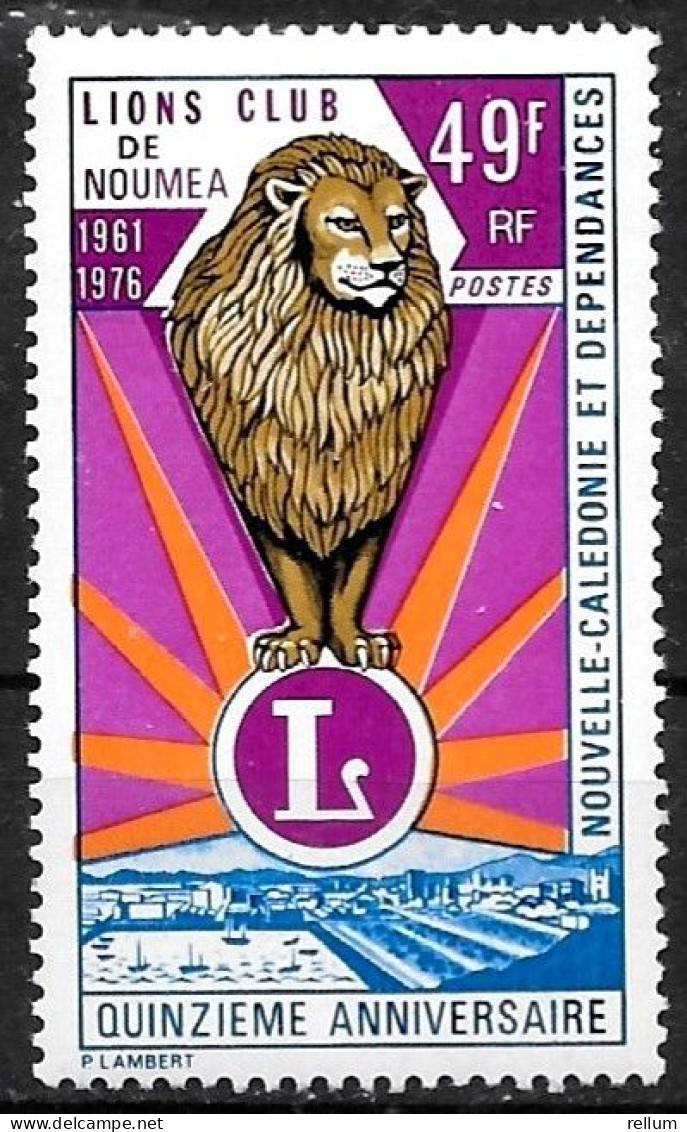 Nouvelle Calédonie 1976 - Yvert N° 401 - Michel N° 577  ** - Unused Stamps