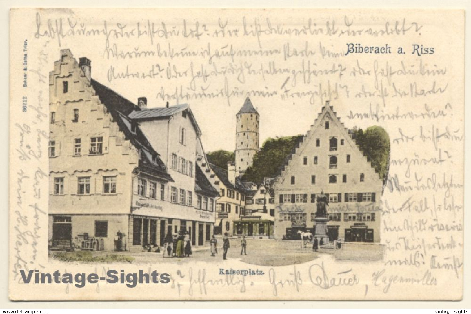 Biberach A. Riss / Germany: Kaiserplatz (Vintage PC 1901) - Biberach