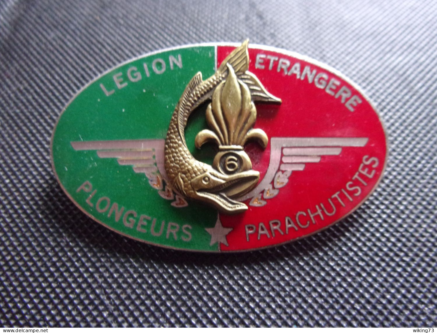 Insigne Plongeurs Parachutistes 6° Régiment Etranger Du Génie - Légion Etrangère - Heer