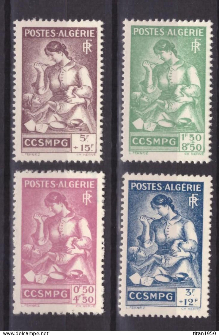 Algérie - 1944 - Série Du Général Catroux  - Sériie 4 Timbres Neufs ** Cote  7 € - Ongebruikt