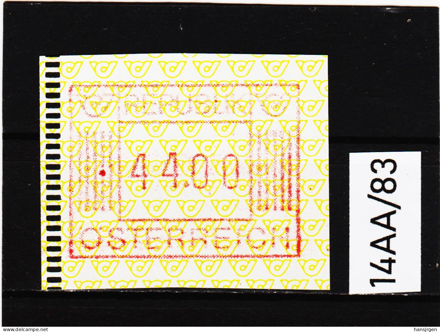 14AA/83  ÖSTERREICH 1983 AUTOMATENMARKEN 1. AUSGABE  44,00 SCHILLING   ** Postfrisch - Timbres De Distributeurs [ATM]