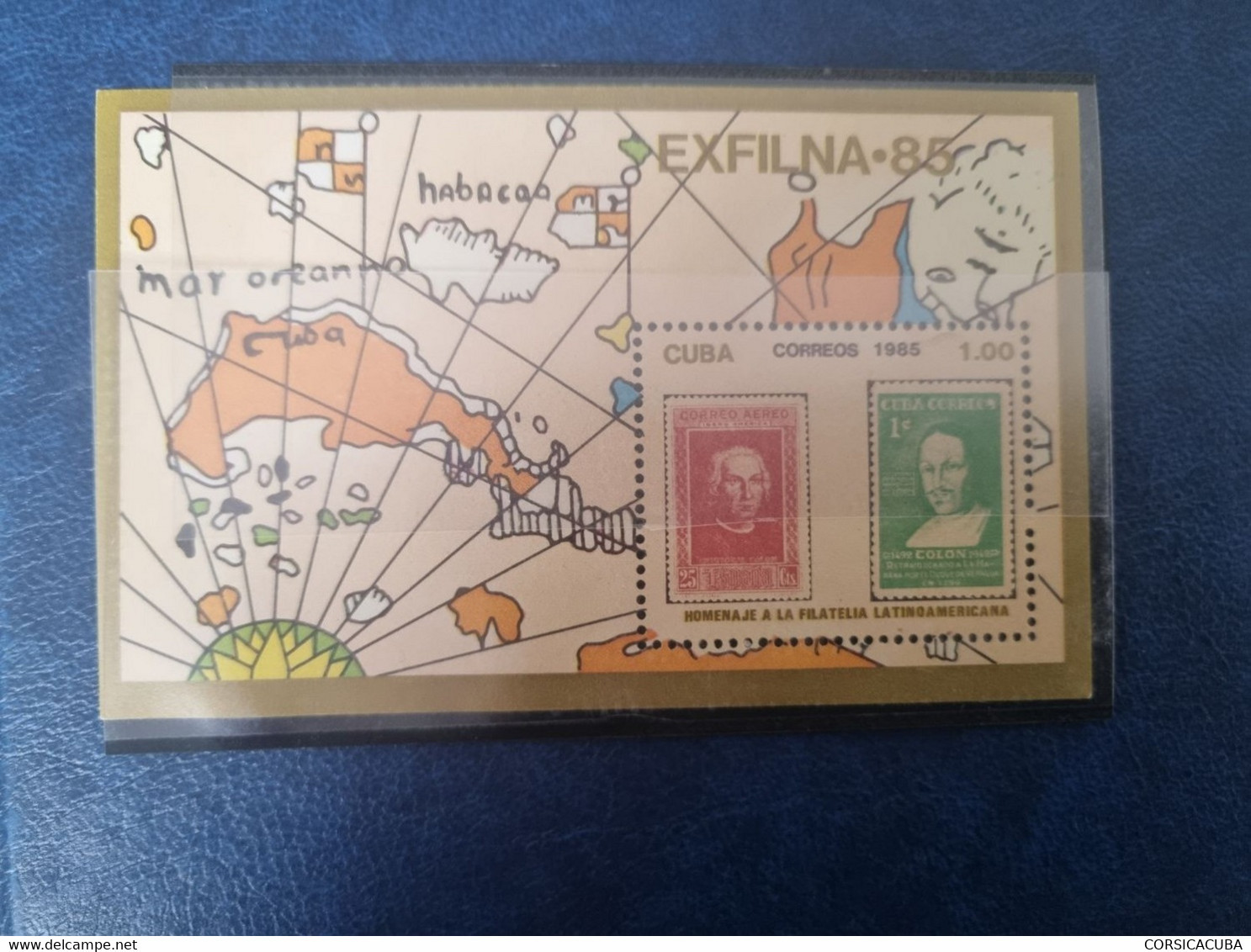 CUBA  NEUF  1985    HB  EXPO.  FILATELICA  EXFILNA  85    //  PARFAIT  ETAT  //  1er  CHOIX  // - Unused Stamps