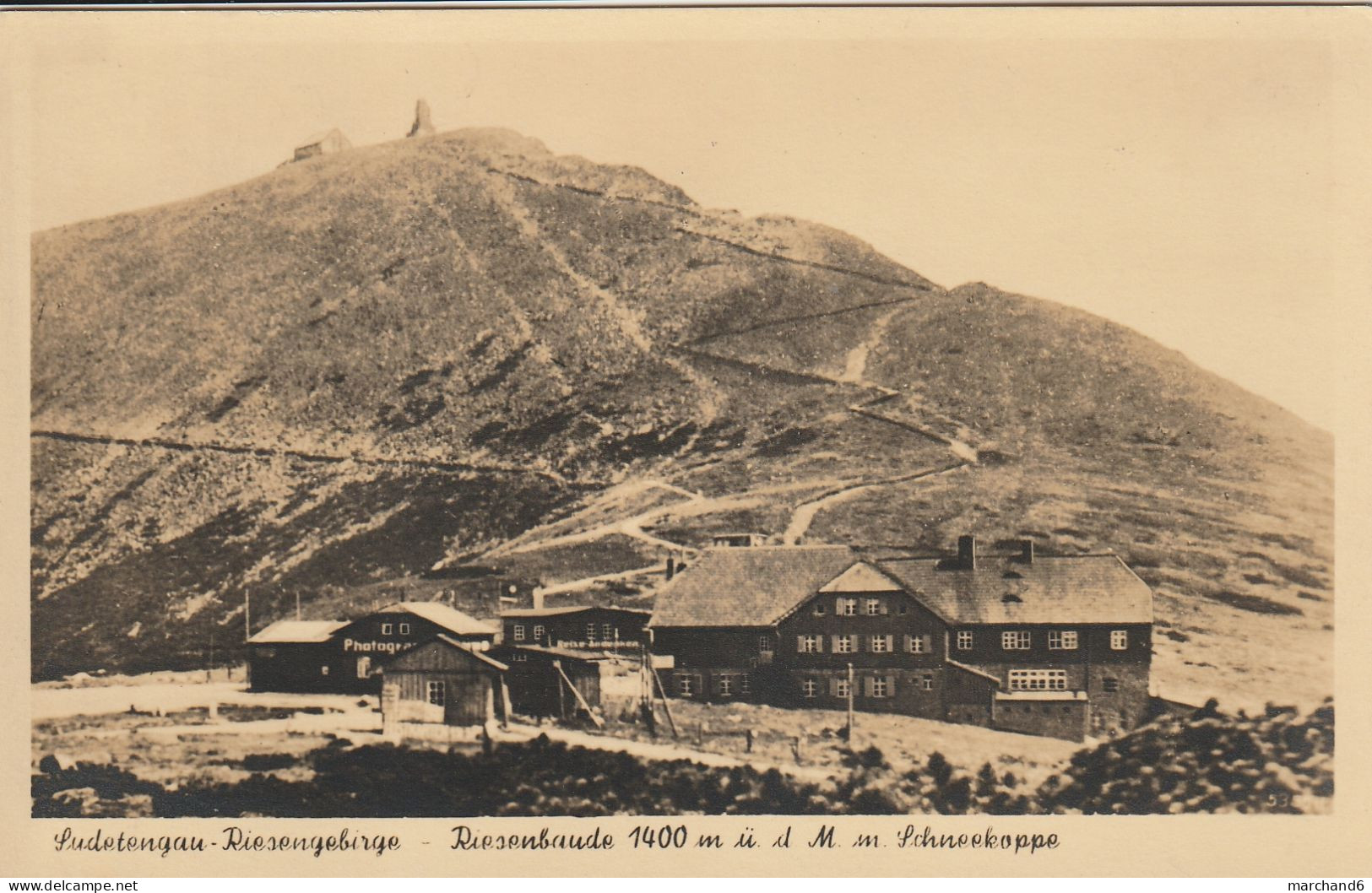 Sudetengau Riesengebirge Riesenbaude 1400 M ü D M M Schneekoppe - Sudeten