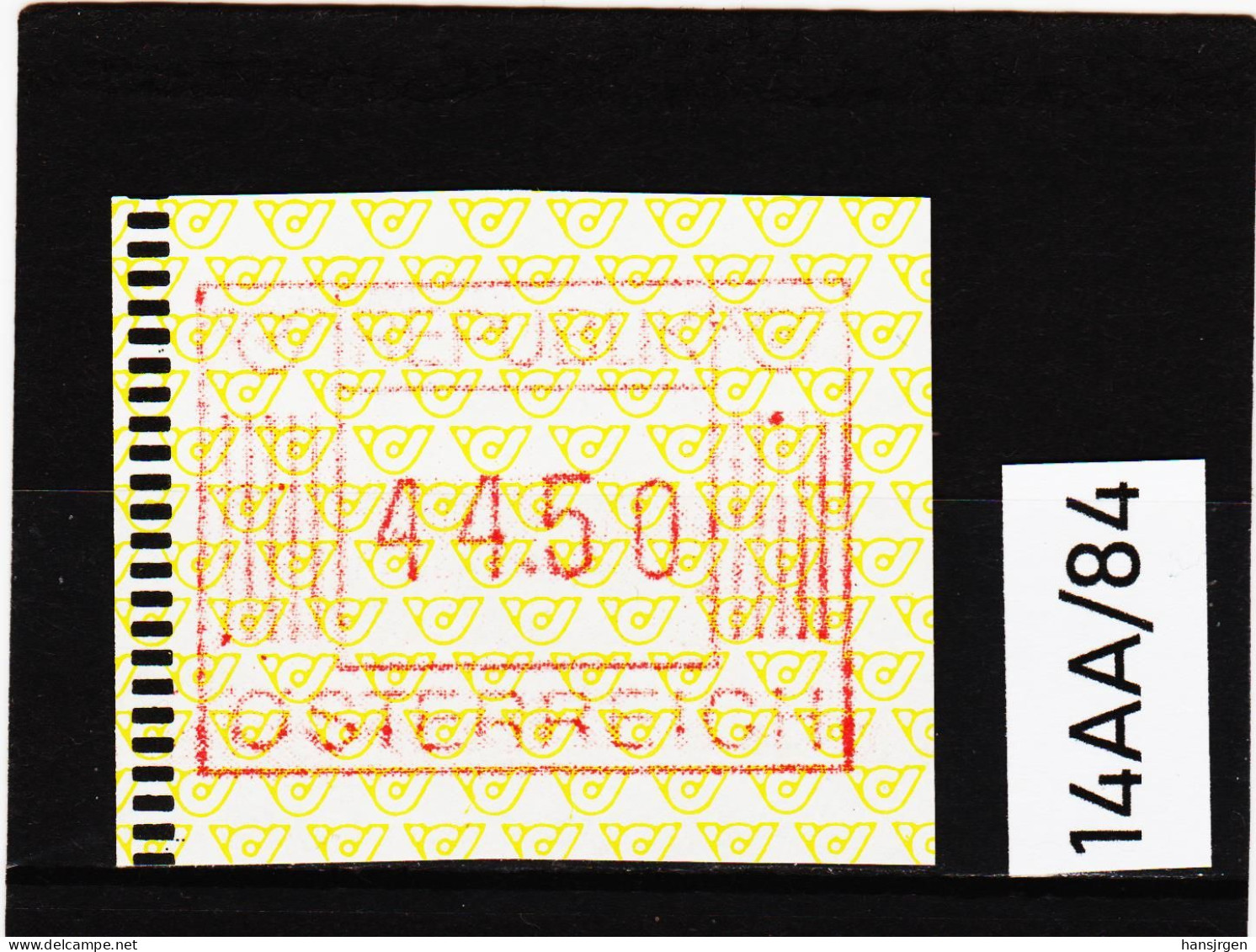 14AA/84  ÖSTERREICH 1983 AUTOMATENMARKEN 1. AUSGABE  44,50 SCHILLING   ** Postfrisch - Timbres De Distributeurs [ATM]