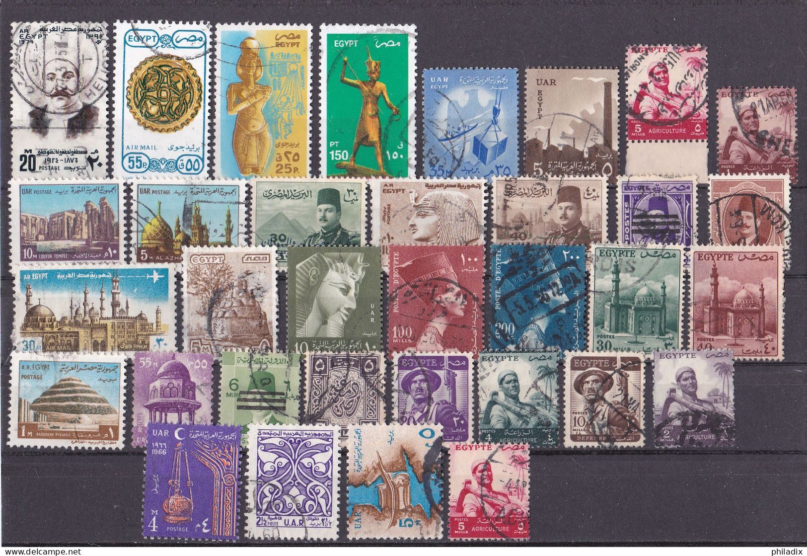 # Ägypten Lot Von 68 Diversen Marken Various-Diverses Stamps O/used (R1-2) - Other & Unclassified