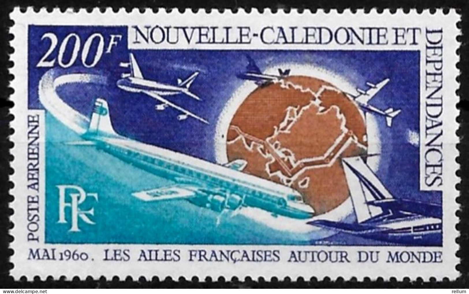 Nouvelle Calédonie 1970 - Yvert N° PA 112 - Michel N° 484 ** - Ongebruikt