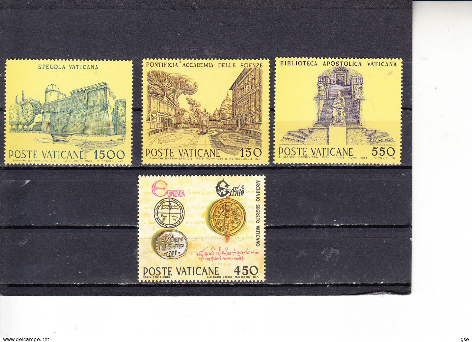 VATICANO  1984 - Sassone 751/54** - Istitituzione Santa Sede - Unused Stamps