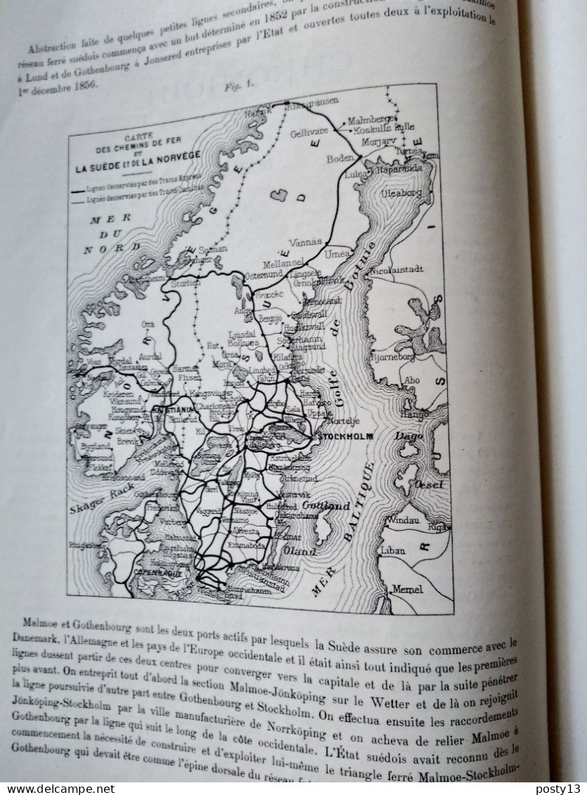 Revue Générale des Chemins de Fer et des Tramways - 1er Semestre 1911 - Relié - TBE  Grand livre  Voir annonce