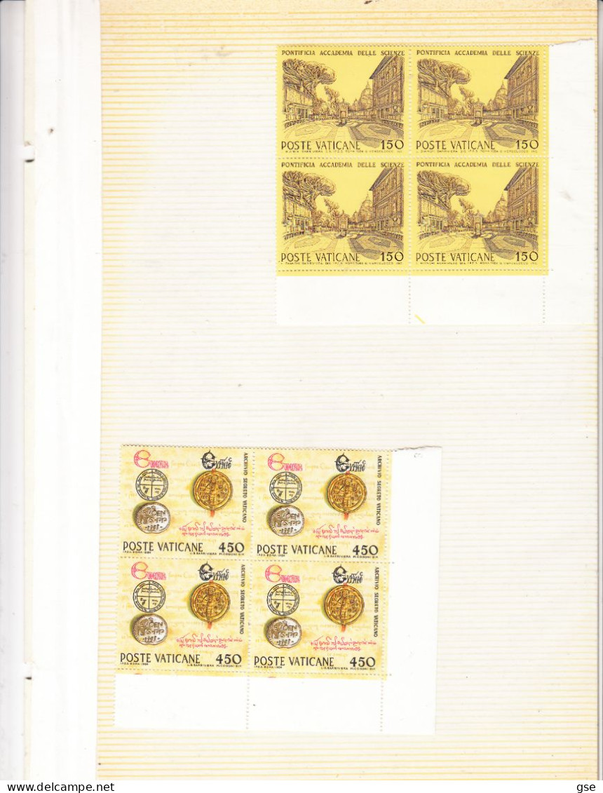 VATICANO  1984 - Sassone 751/54** (quartina)  - Istitituzione Santa Sede - Unused Stamps