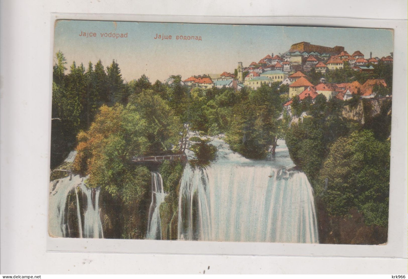 BOSNIA AND HERZEGOVINA JAJCE Nice Postcard - Bosnia And Herzegovina