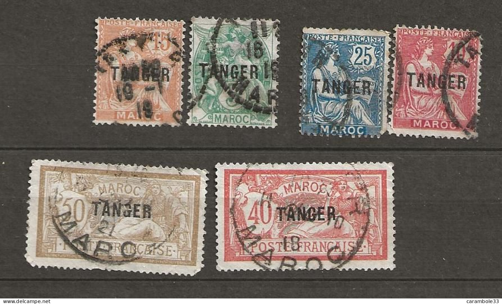 TIMBRE  MAROC  Surcharge TANGER  (1507) - Gebraucht
