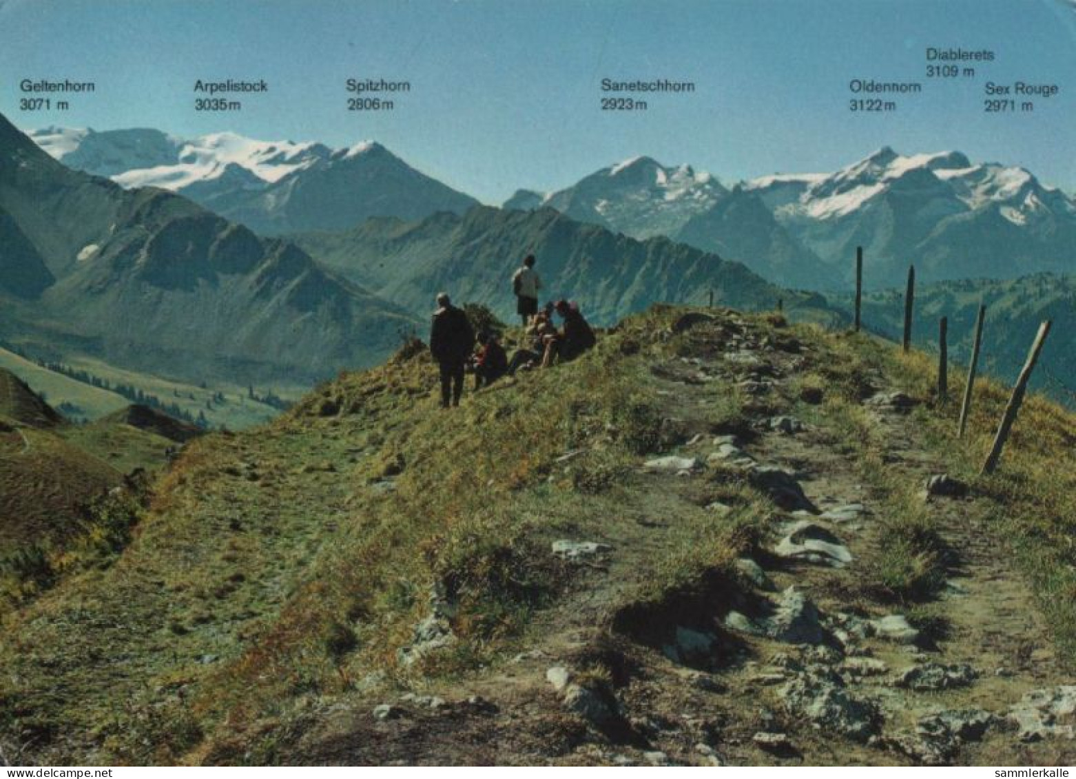 90222 - Schweiz - Rinderberg - Gandlauengrat - 1979 - Sonstige & Ohne Zuordnung