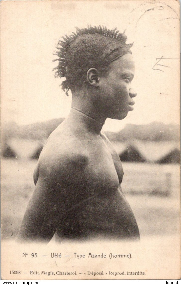 Afrique - Homme - Uèlé - Type Azandé - Belgisch-Congo