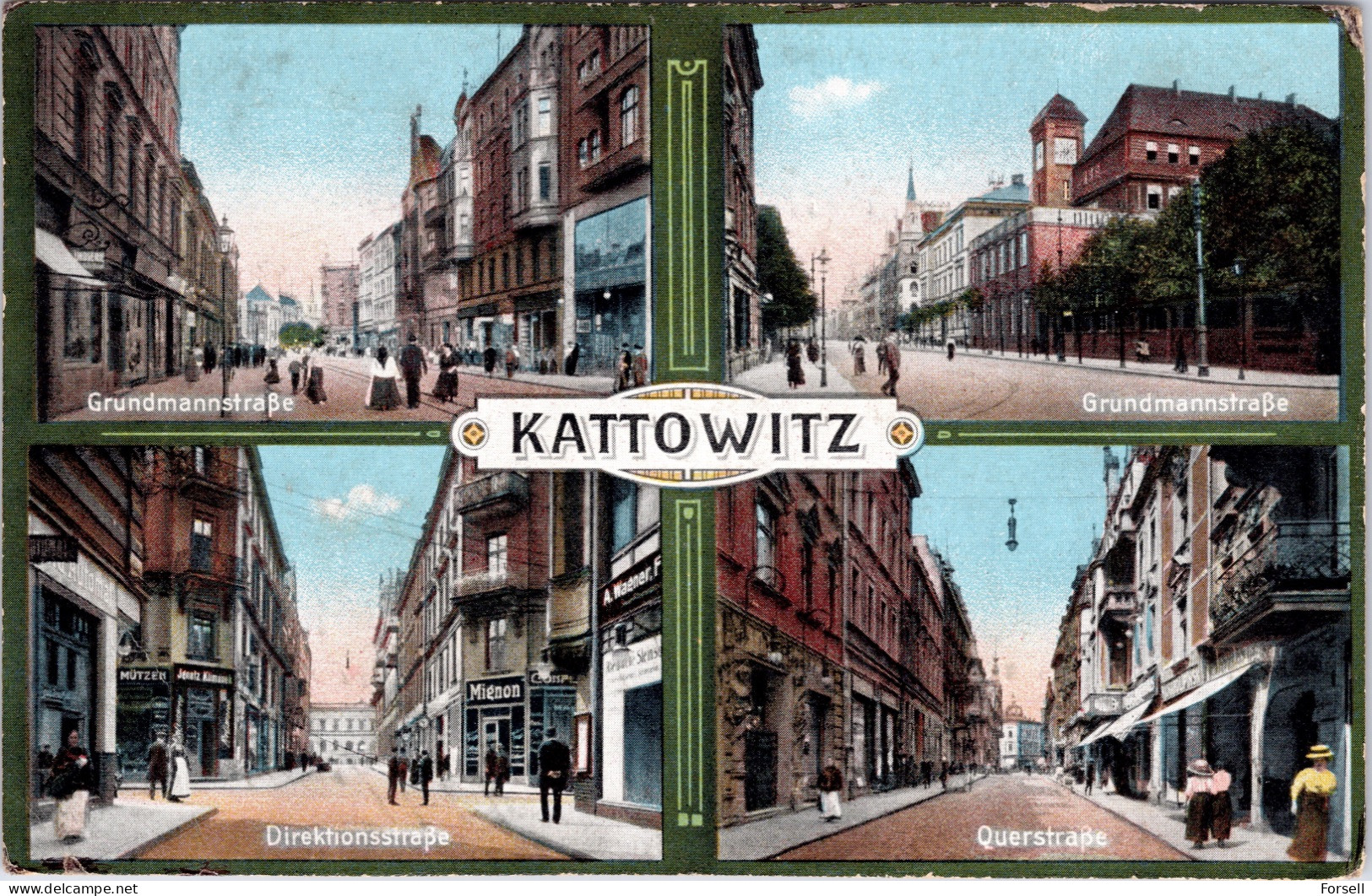 Kattowitz (Feldpostkarte) - Schlesien