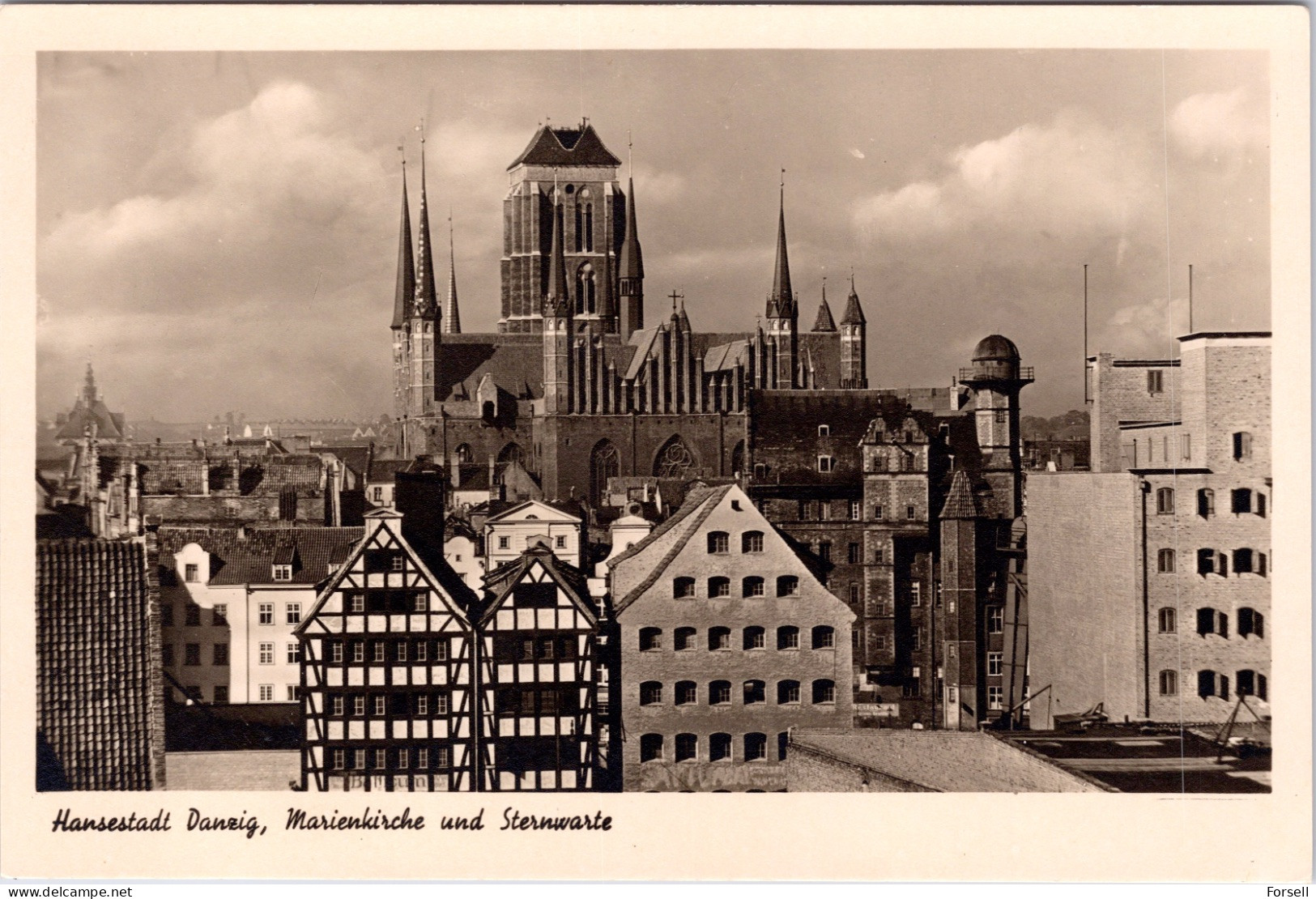 Hansestadt Danzig , Marienkirche Und Sternwarte (Ungebraucht) - Danzig