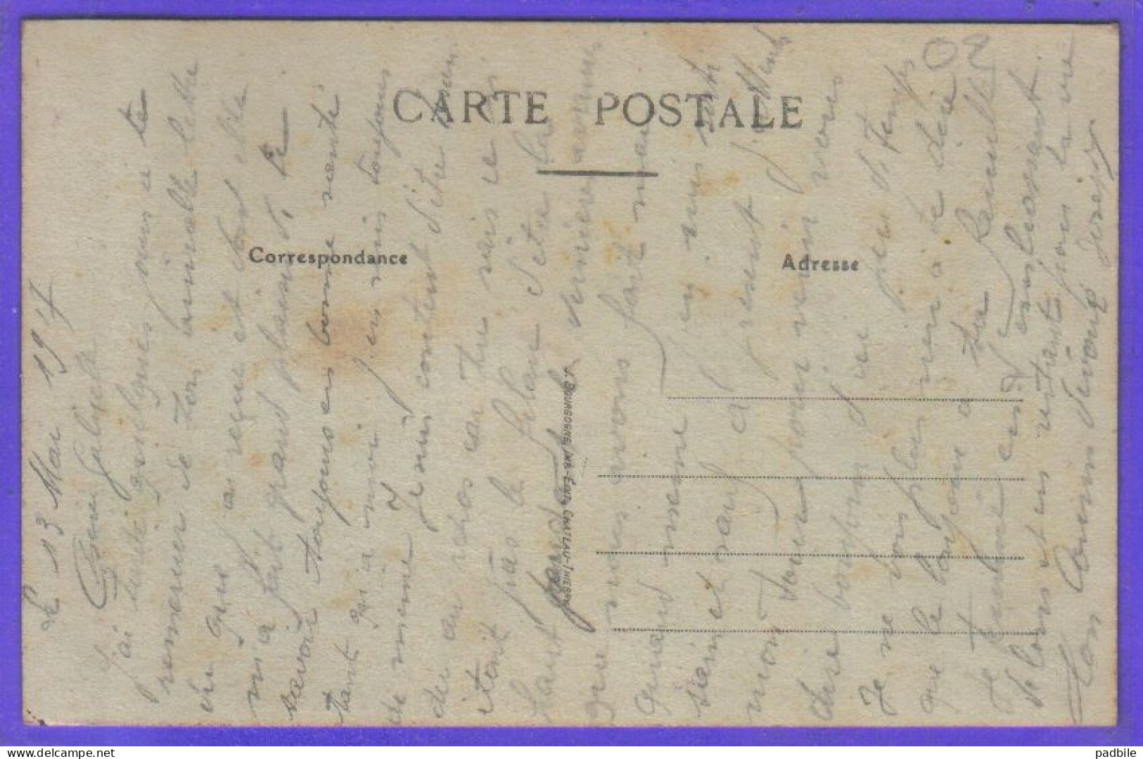 Carte Postale 02. Fère-en-Tardenois  L'église   Très Beau Plan - Fere En Tardenois