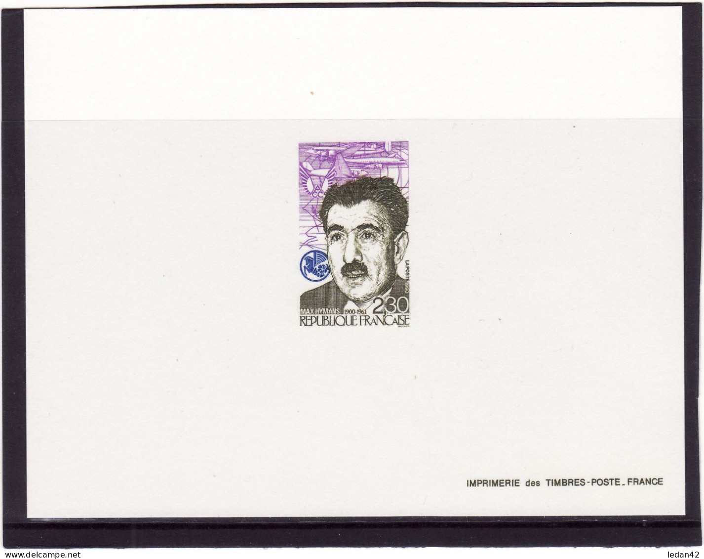 France 1990, Cat. Yvert N°2638 : Max Hymans, Résistant. - Luxury Proofs