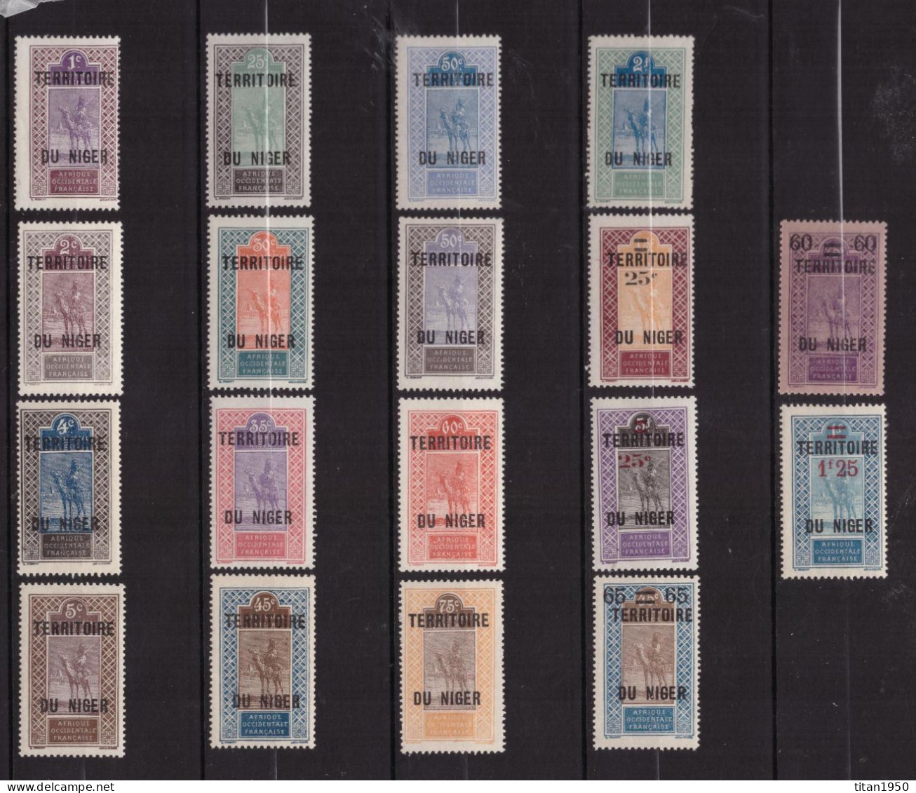 NIGER - Targui - Lot De 18 Timbres Neufs ** Cote  34 € - Unused Stamps