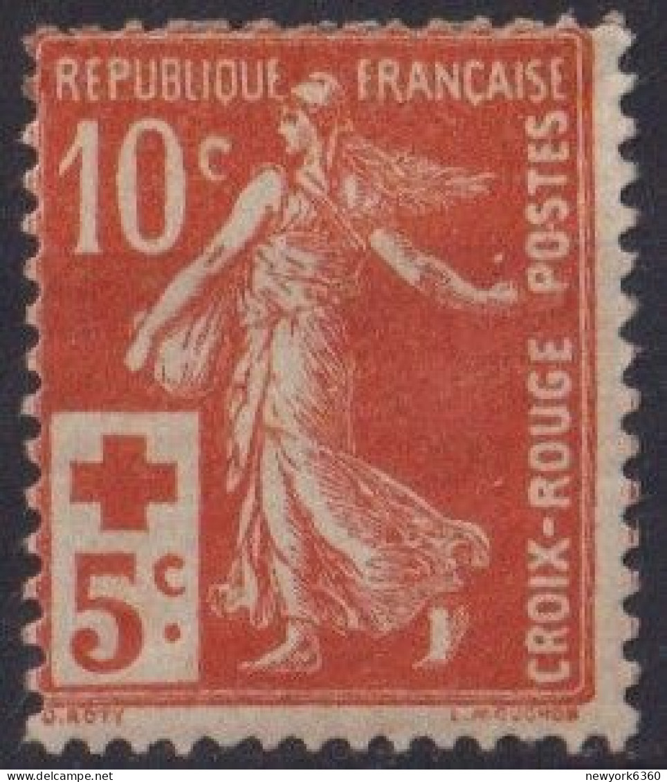 1914 FRANCE N* 147 Charniere Forte - Neufs