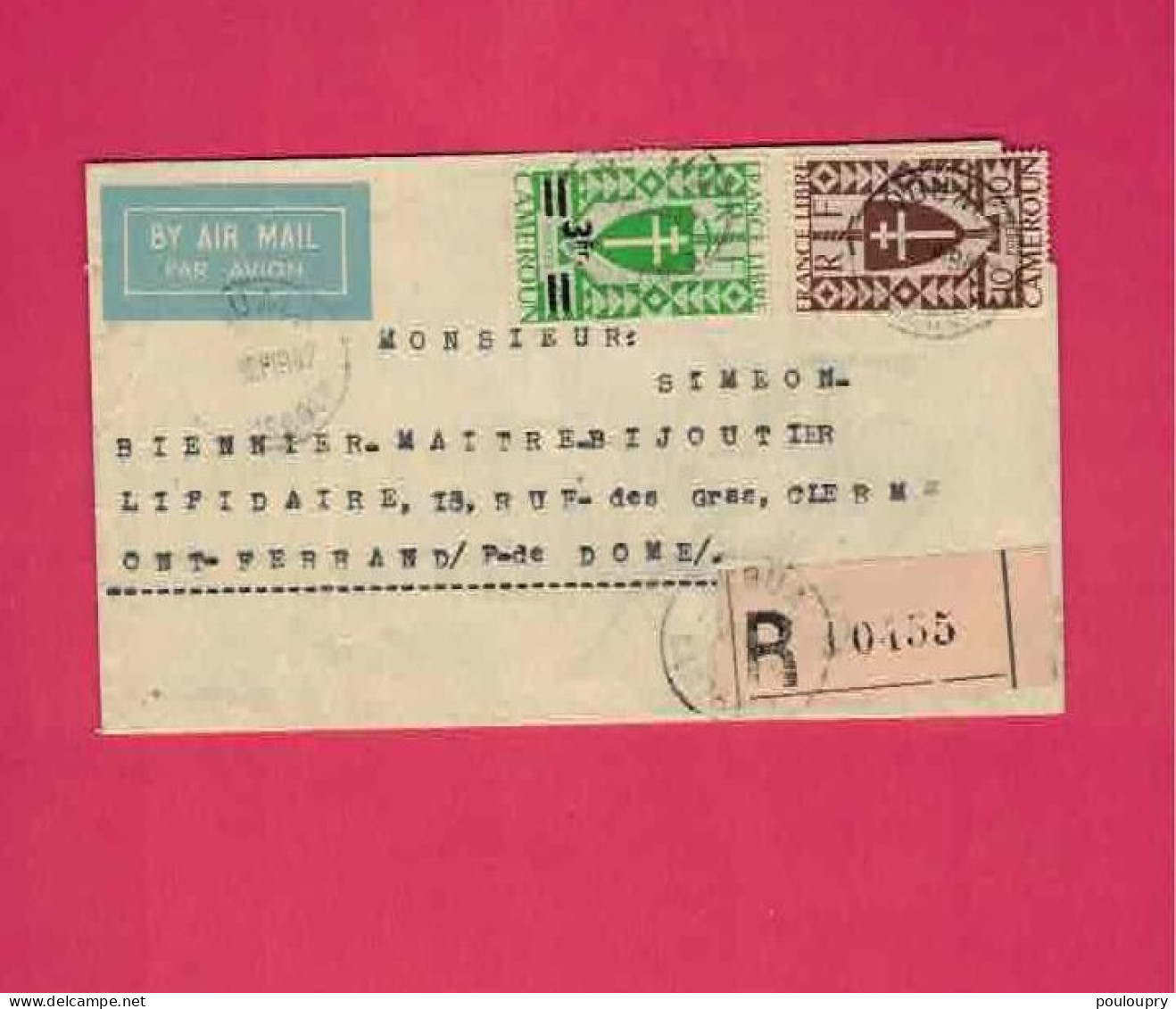 Lettre Par Avion De 1947 Pour La France - YT N° 261 Et 271 - Série De Lodres - Covers & Documents