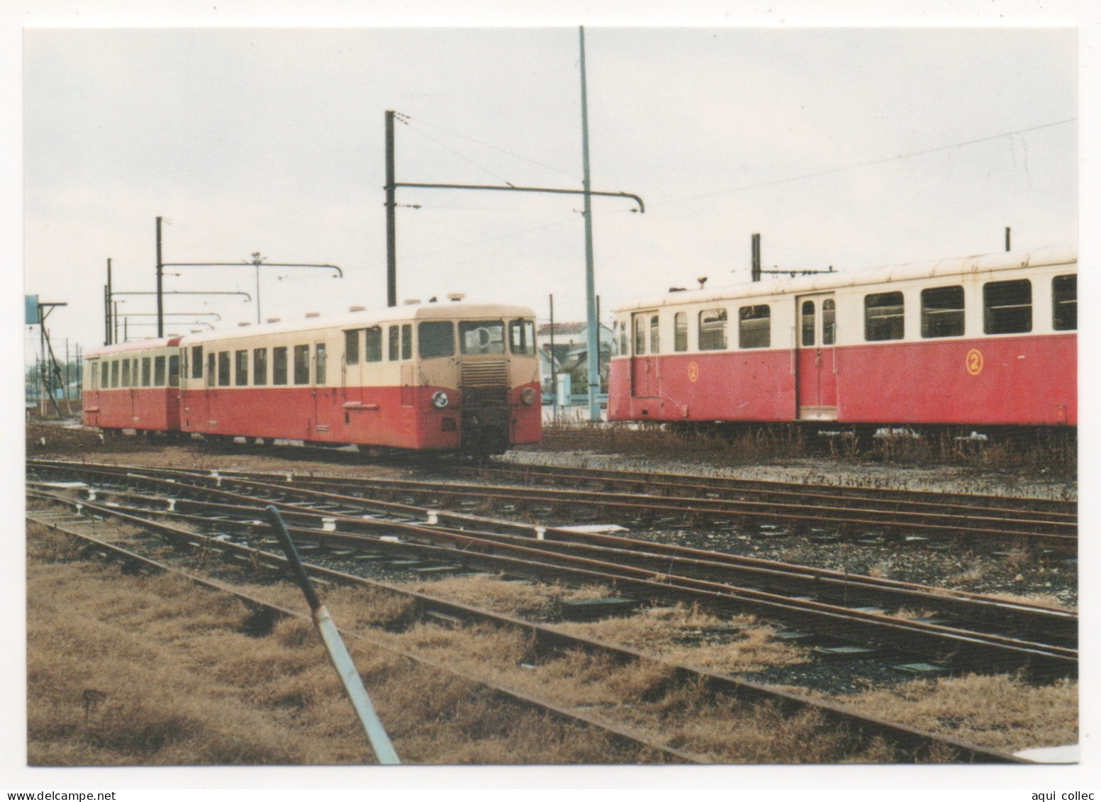 425 CF - SALBRIS (41) - LIGNE DU BLANC À ARGENT - L'AUTORAIL VERNEY AVEC SA REMORQUE ET L'AUTORAIL DE DION OC2 - Eisenbahnen