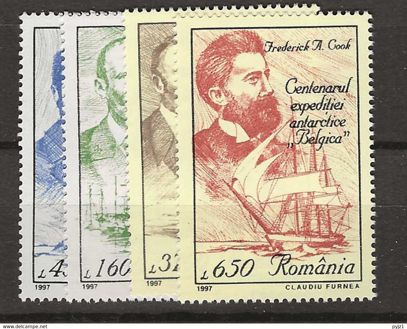 1997 MNH Romania Mi 5276-79 - Ungebraucht