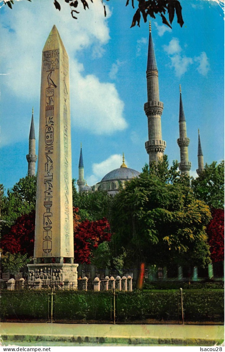 ISTANBUL /OBELISQUE EGYPTIEN ET MOSQUEE BLEUE / VOIR SCAN - Turquia