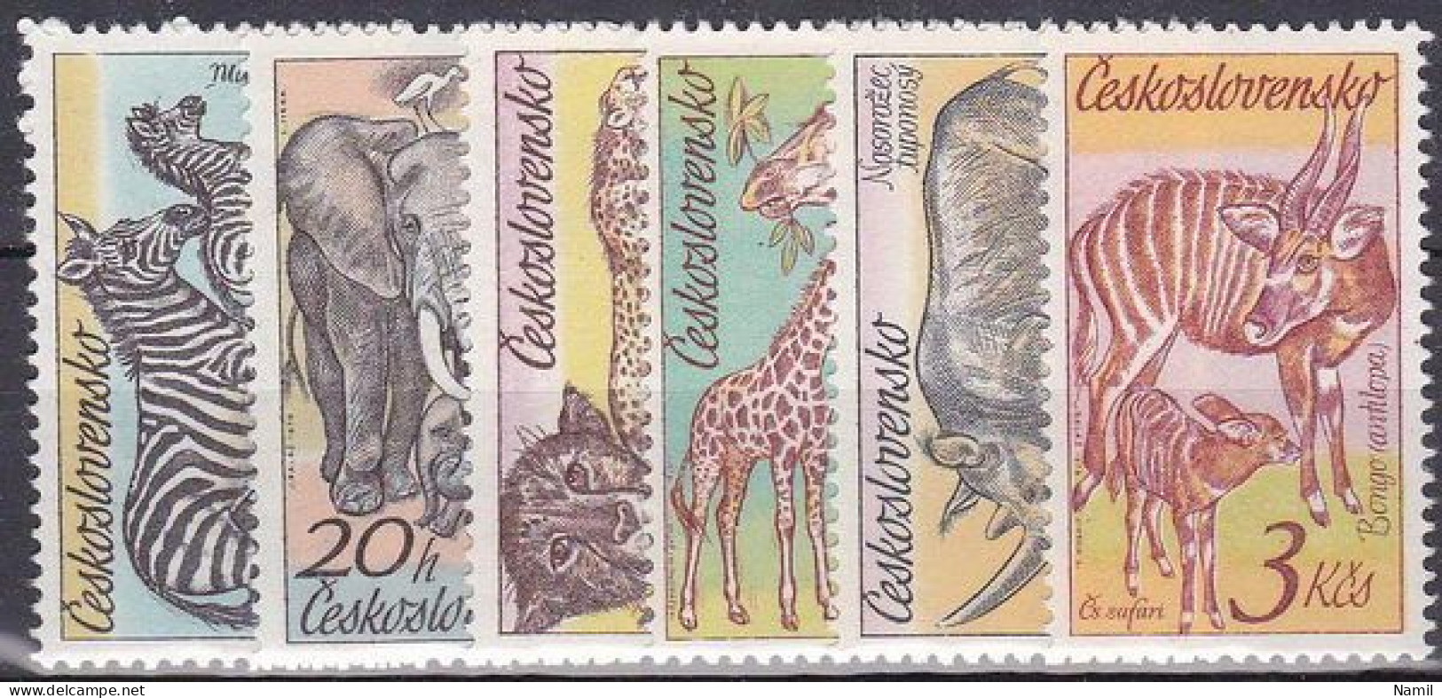 ** Tchécoslovaquie 1976 Mi 2345-50 (Yv 2181-6), (MNH)** - Neufs