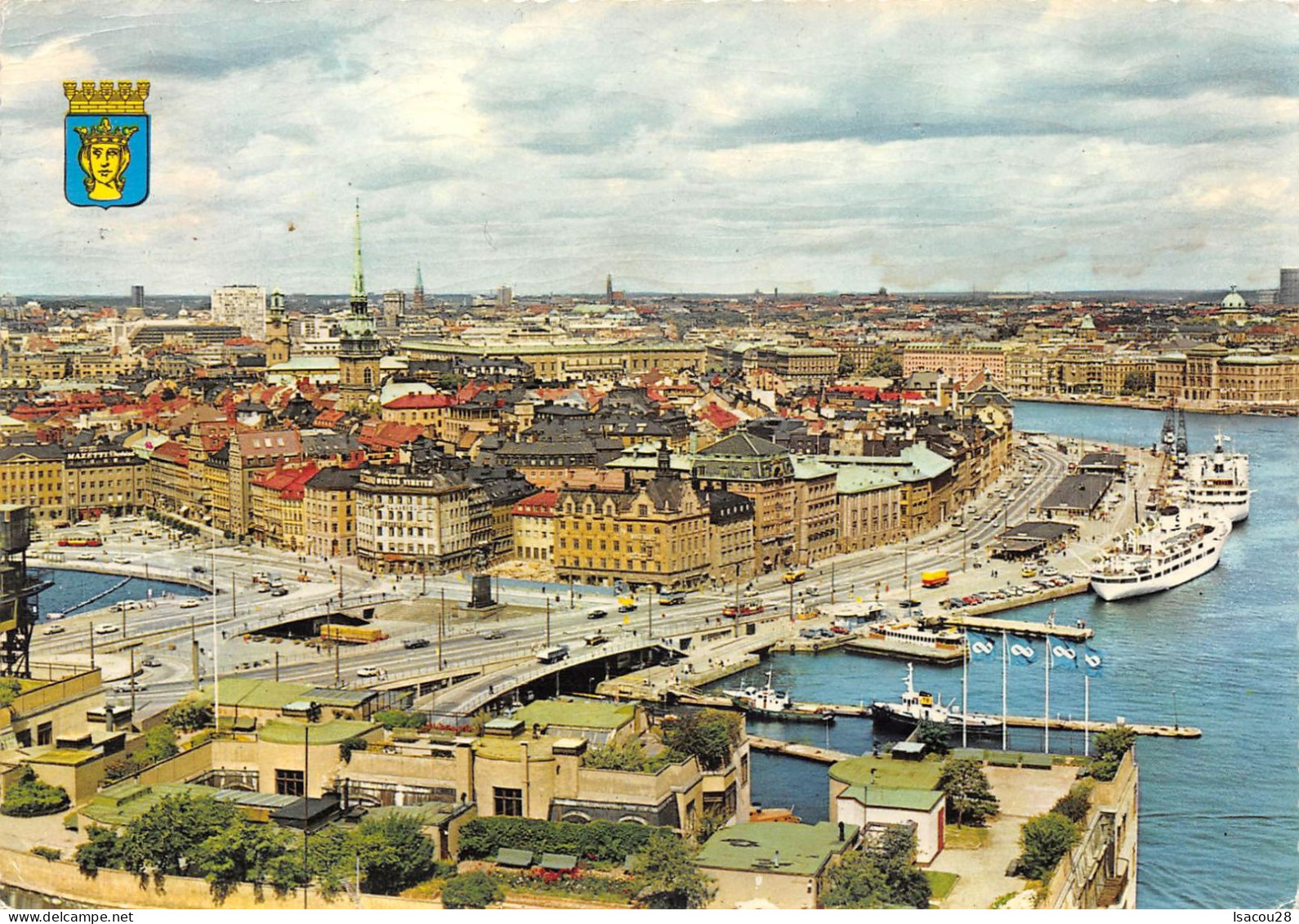 STOCKHOLM/ LE PORT / CARTE DE 1972 / VOIR SCAN - Schweden