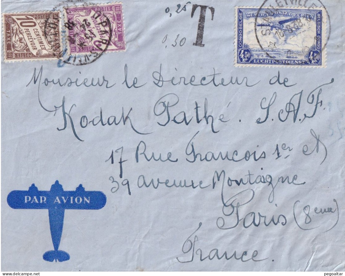 TAXE AVEC EXPLICATION 1938 - 1859-1959 Lettres & Documents