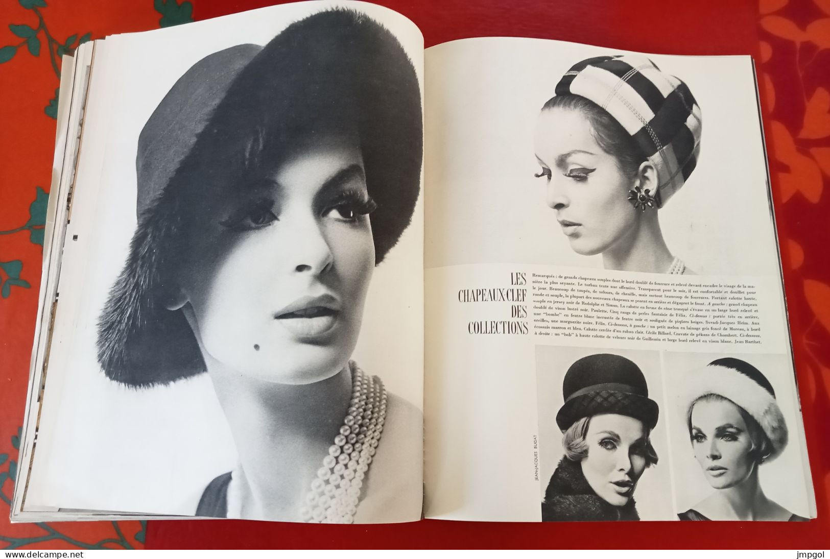 Vogue Sept 1961 Collections d'Hiver Paris 1962 Dior Balmain Chanel Heim Patou De Rauch Saint Laurent